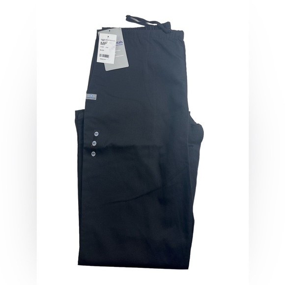 NWT Fundamentals by White Swan Women's Drawstring Flare Leg Scrub Pants Medium P - Picture 3 of 4